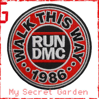 Run DMC - Walk This Way Official Iron On Standard Patch ***READY TO SHIP from Hong Kong*** Run DMC - Walk This Way Official Iron On Standard Patch ***READY TO SHIP from Hong Kong***